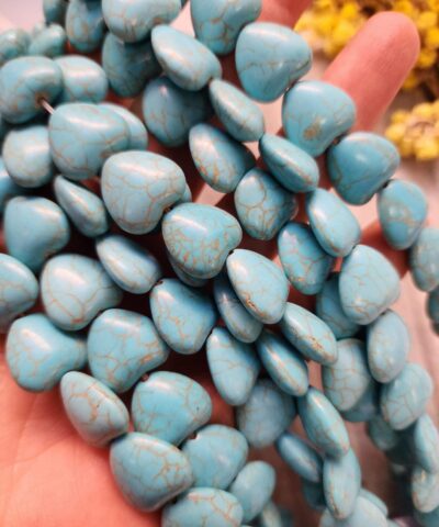 16 MM Kalp Turkuaz Taşı