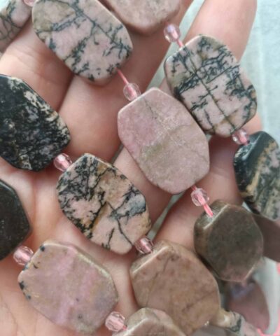 16x24 Mm Dikdortgen Rodonit Dogal Tas Dizi 5