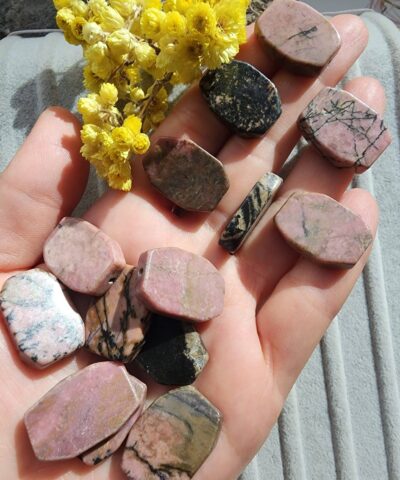 16x24 Mm Dikdortgen Rodonit Tas Adet