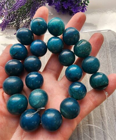 18 Mm Apatit Renkli Akik Dogal Tas