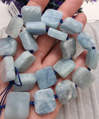 18 Mm Kare Akuamarin Dogal Tas 2