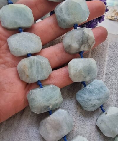 18x24 Mm Kesimli Oval Akuamarin Dogal Tas 2