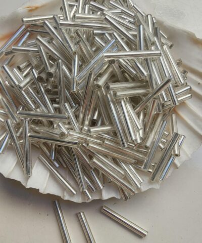 2 CM Uzun Cam Boru Boncuk - 501