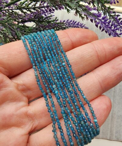 2 Mm Apatit Fasetli Dogal Tas Boncuk