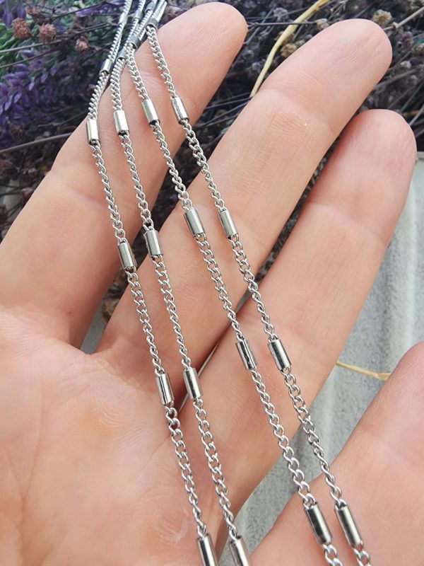 2 MM Borulu Çelik Takı Zinciri