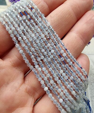 2 Mm Faset Kesim Aaa Akuamarin Dogal Tas 2