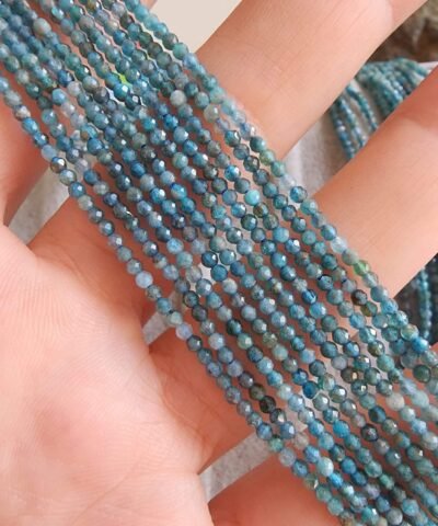 2 MM Faset Kesim Koyu Apatit Taşı