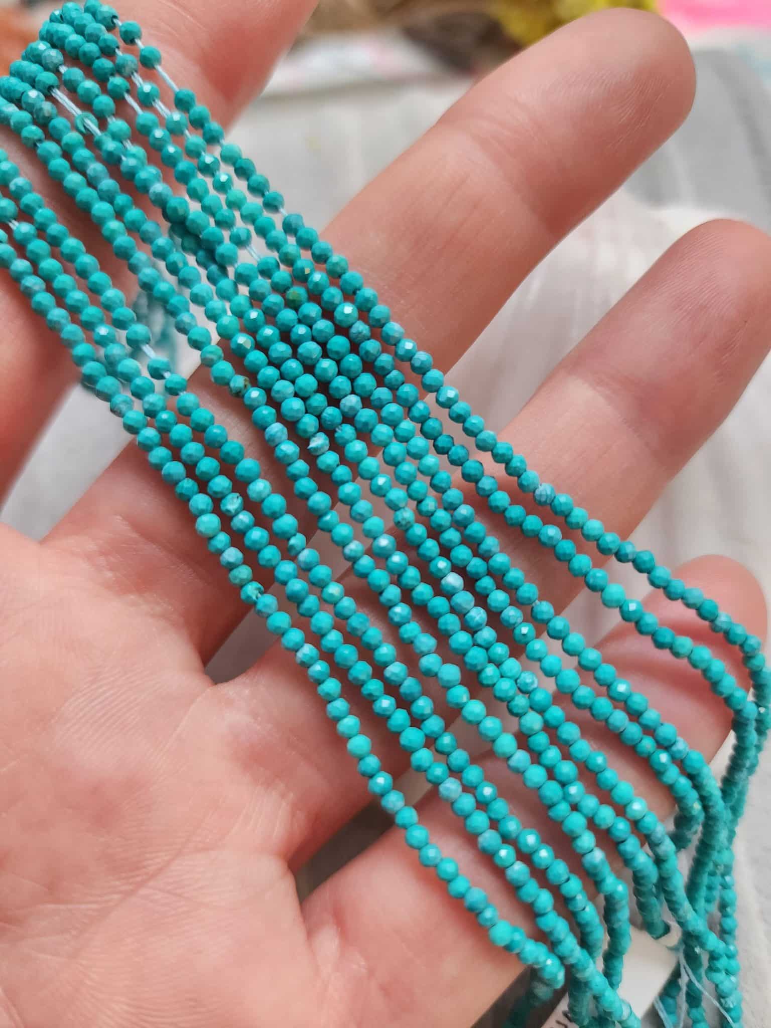 2 Mm Fasetli Aaa Turkuaz Tasi