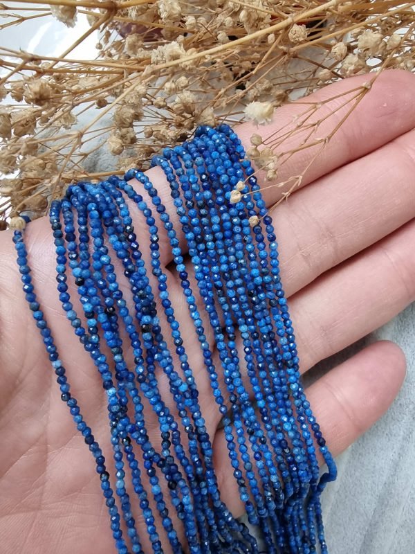 2 MM Lapis Doğal Taş Boncuk