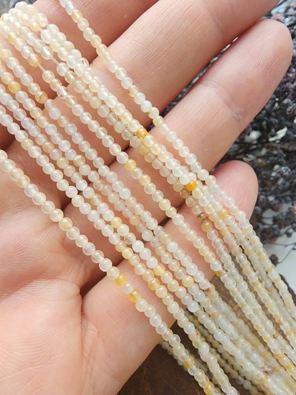 2 Mm Sari Renkli Kuvars Dogal Tas 2