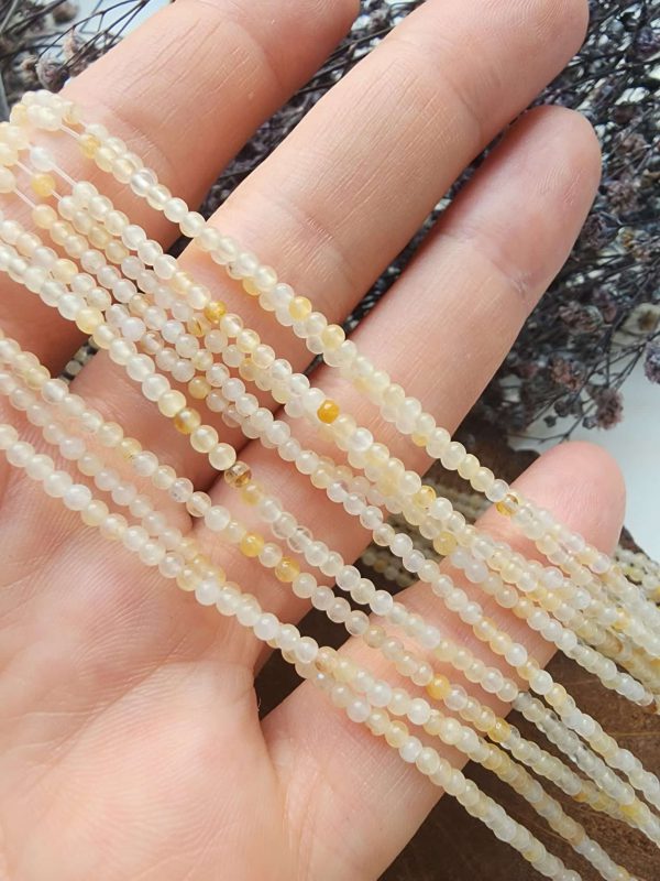 2 Mm Sari Renkli Kuvars Dogal Tas 3