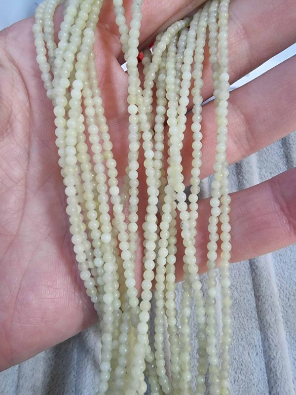 2 MM Yeşim Doğal Taş Boncuk