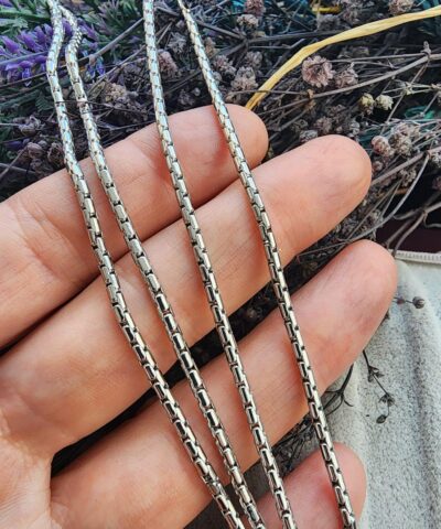 2 MM Yılan Çelik Takı Zinciri
