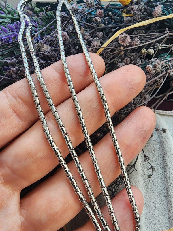 2 MM Yılan Çelik Takı Zinciri