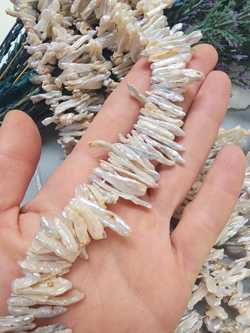20 MM Çubuk Şekilsiz Barok Doğal İnci