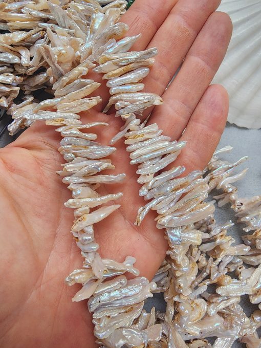 20 MM Çubuk Şekilsiz Barok Doğal İnci