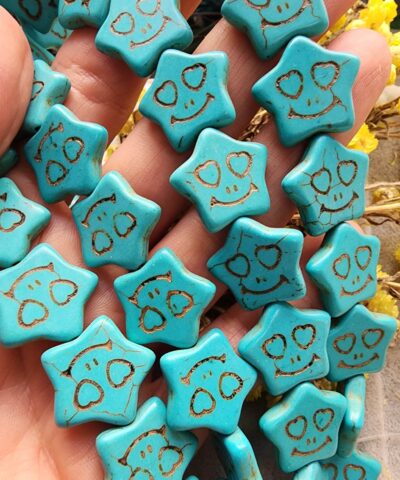 20 MM Gülen Yıldız Turkuaz Taşı