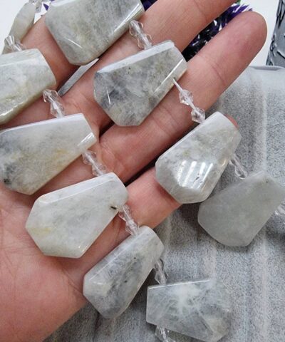 20x28 Mm Damla Kesimli Ay Tasi Dogal Tas 3