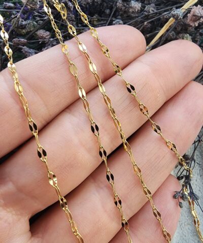 2.2 MM Badem Çelik Takı Zinciri