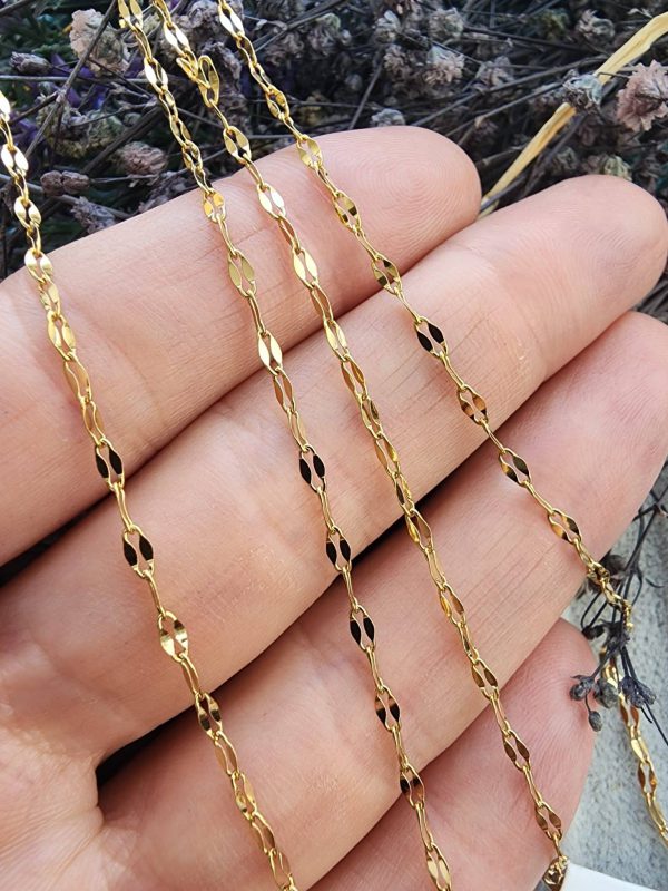 2.2 MM Badem Çelik Takı Zinciri