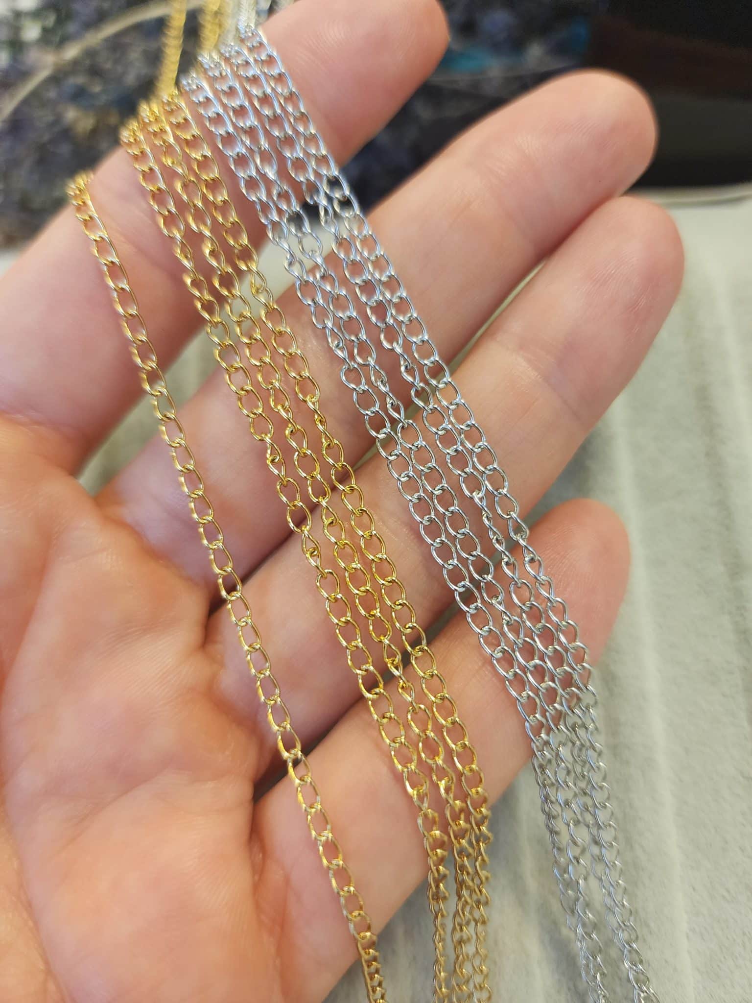 2.4 MM Uzatma Çelik Takı Zinciri