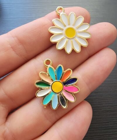 2.5 CM Büyük Papatya Kolye Ucu