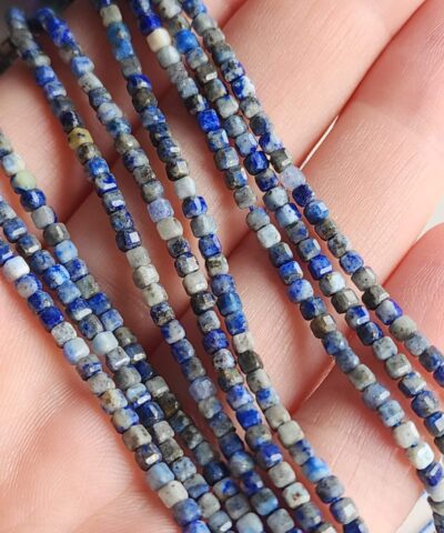 2x2 MM Küp AA Lapis Lazuli Taşı