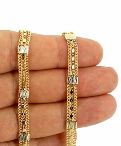 3 Desenli Premium Kolye Ve Bileklik Zinciri