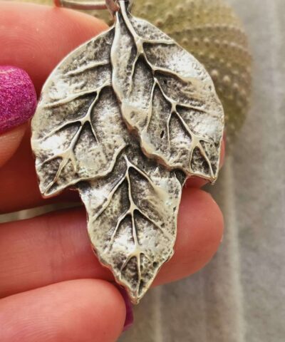 3 Lu Yaprak Zamak Kolye Ucu 2