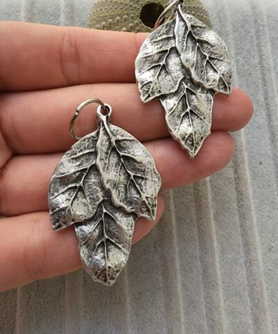 3 Lu Yaprak Zamak Kolye Ucu 3