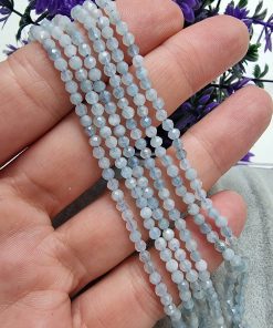 3 MM AAA Akuamarin Faset Kesim Doğal Taş