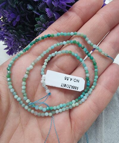 3 Mm Amazonit Faset Kesim Dogal Tas