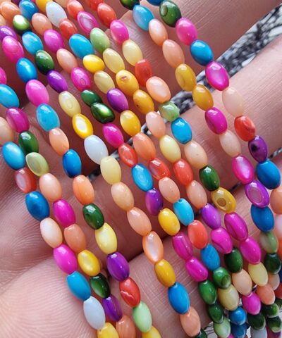 3 Mm Arpa Dogal Renkli Sedef 3