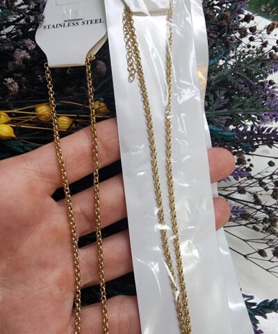 3 MM Çelik DOÇ Hazır Takı Zinciri