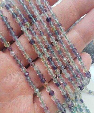 3 MM Faset Kesim Florit Doğal Taş