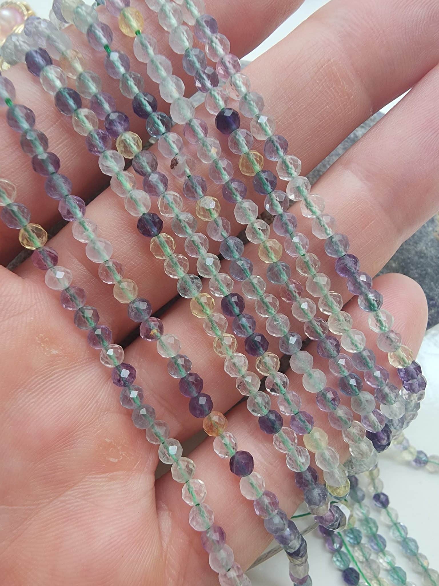 3 MM Faset Kesim Florit Doğal Taş