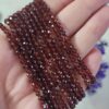3 Mm Fasetli Granat Dogal Tas Boncuk