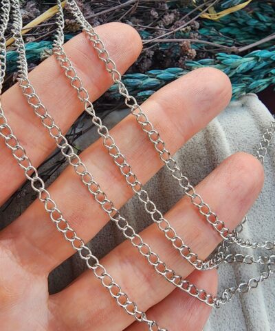3 MM Klasik Uzatma Çelik Takı Zinciri