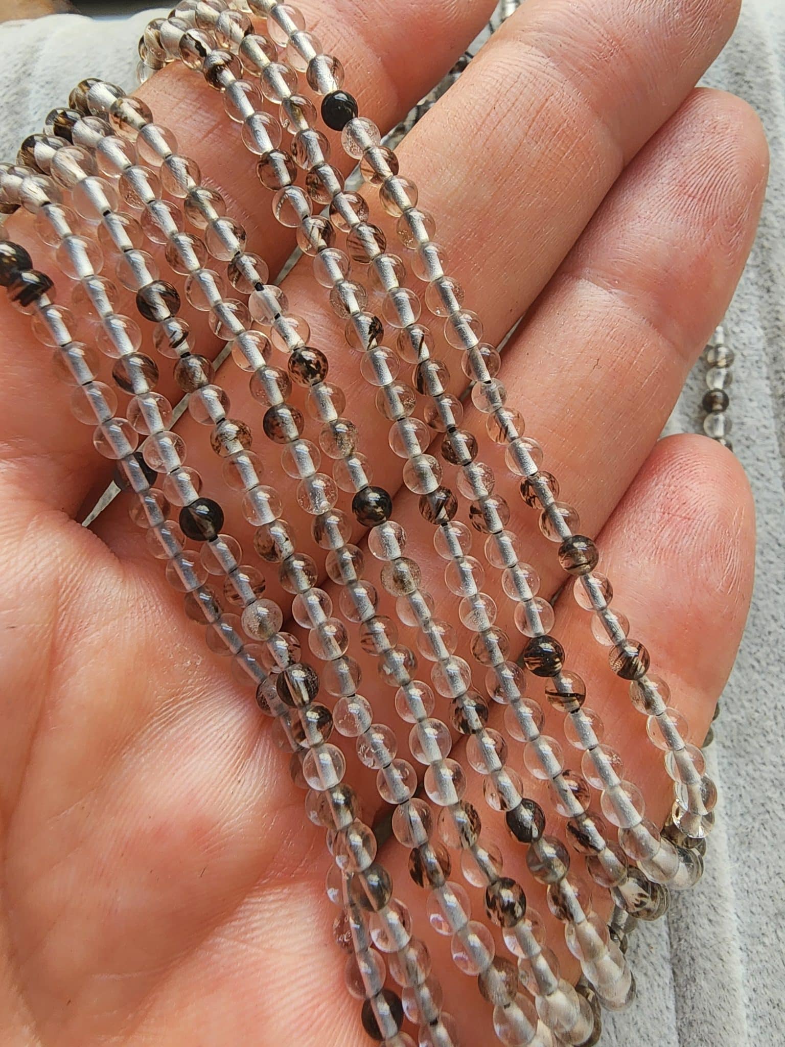 3 MM Küre Rutil Kuvars Taşı