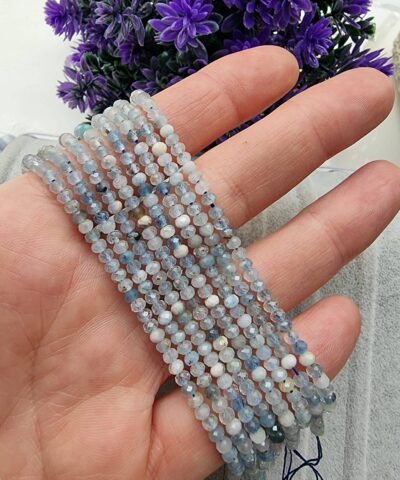 3 Mm Rondela Aaa Akuamarin Dogal Tas 3