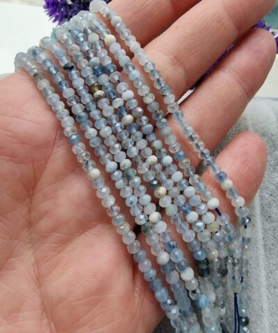 3 Mm Rondela Aaa Akuamarin Dogal Tas 4