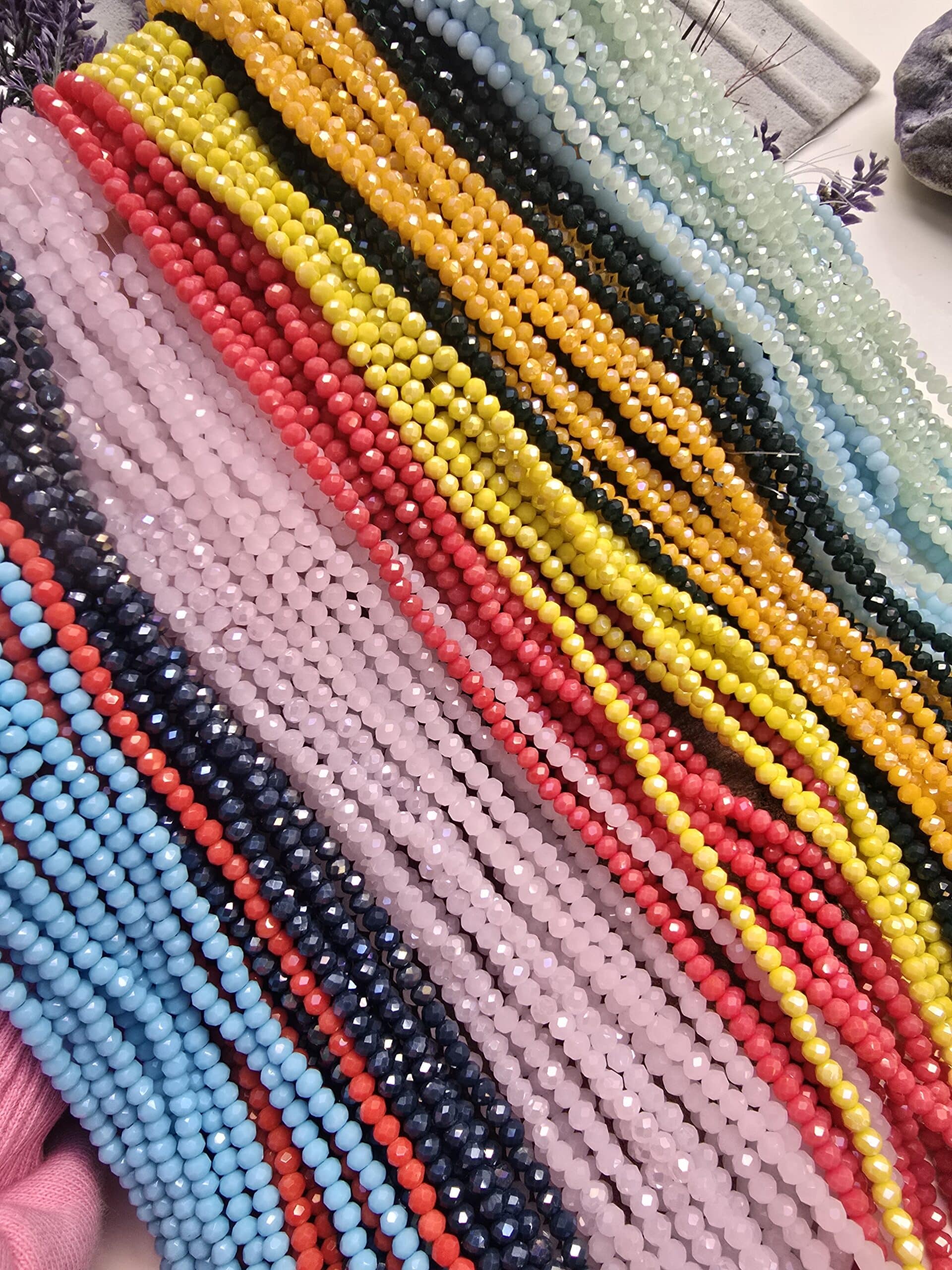 35 Mm Mat Oval Cin Kristal Cam Boncuk Cesitleri No3