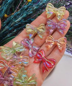 3x2 CM Akrilik Şekilli Kurdele Boncuk