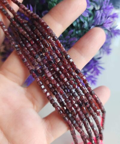 3x3 Mm Kup Granat Lal Tasi 2