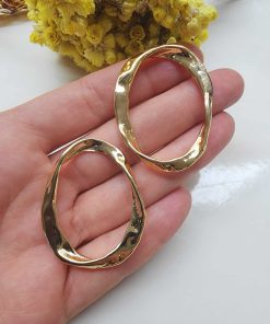 3x4 CM Eğimli Oval Halka Takı Malzemesi