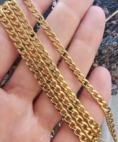 4 Kuyumcu Halka Çelik Takı Zinciri - 501