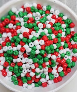 4 MM 0/6 No Yeni Yıl Renkleri Kum Boncuk