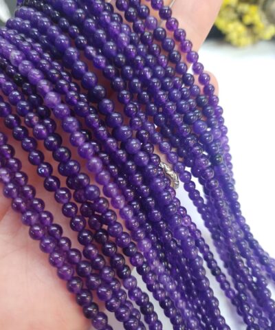 4 MM Ametist Ceyt Kuvars Taşı