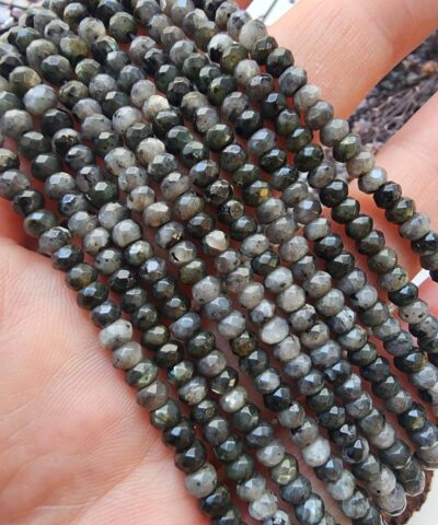 4 Mm Beril Rondela Dogal Tas