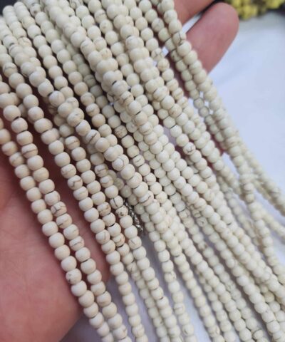 4 MM Beyaz Turkuaz Ceyt Kuvars Taşı